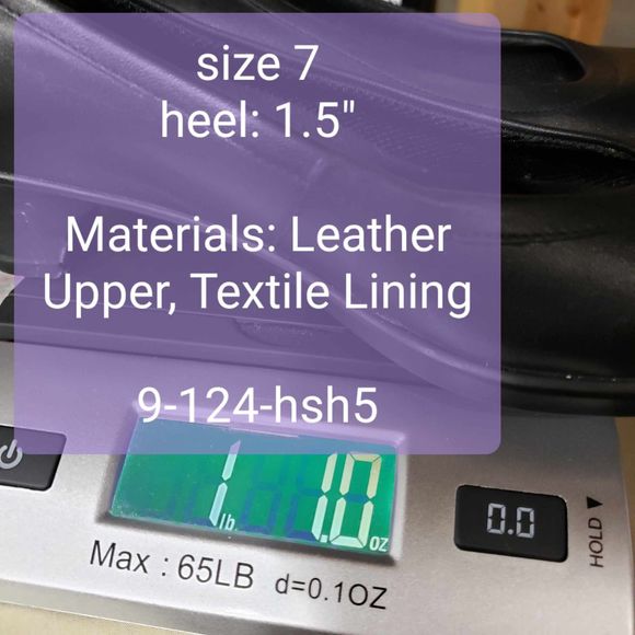 Crocs Grace Heel size 7 Leather Comfort Slip on Short Heel Pump No Box - Picture 8 of 8